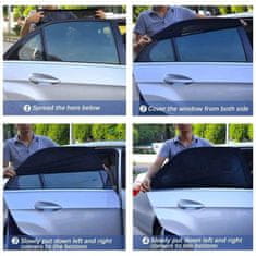 PrimePick Autóablak napellenző (2 db) nap és hőség elleni védelem, egyszerű és gyors telepítés, AutoShade