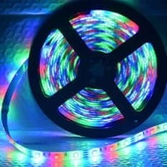 Netscroll Vízálló LED szalag távirányítóval, sokoldalú világítás bel- és kültéri használatra, többszínű beállítás, állítható fényerő és sötétítés, 5m, AmbientLedLights
