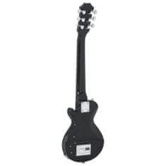 Vidaxl barna-fekete elektromos gitár gyerekeknek tokkal 3/4 30" 70197