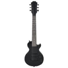 Vidaxl fekete elektromos gitár gyerekeknek puhatokkal 3/4 30" 70196