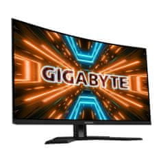GIGABYTE M32QC-EK Monitor 31.5inch 2560x1440 VA 165Hz 1ms Fekete
