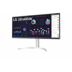 LG Ultrawide 34WQ650-W.AEU Monitor 34inch 2560x1080 IPS 100Hz 5ms Ezüst-Fehér