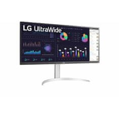 LG Ultrawide 34WQ650-W.AEU Monitor 34inch 2560x1080 IPS 100Hz 5ms Ezüst-Fehér