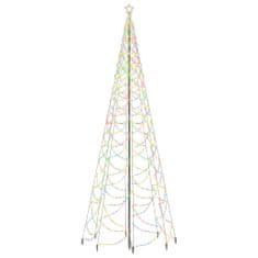 Vidaxl színes 1400 LED-es karácsonyfa fémoszloppal 5 m 328638