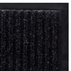 Vidaxl fekete PVC lábtörlő 117x220 cm 287665