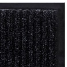 Vidaxl Fekete PVC Lábtörlő 120 x 180 cm 241267