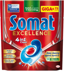 Somat Excellence kapszula mosogatógéphez, 75 db