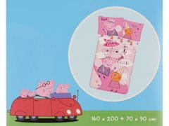 sarcia.eu Peppa Pig Rózsaszín ágyneműgarnitúra, pamut ágynemű gyerekeknek 140x200cm, OEKO-TEX