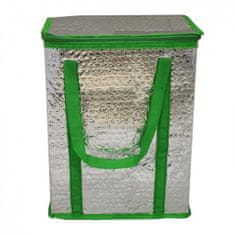 RAMIZ 35 x 28 x 17 cm-es hűtő táska zöld fogóval