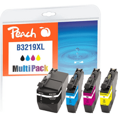 Peach 320287 tintapatron 4 dB Kompatibilis Nagy (XL) kapacitású Fekete, Cián, Magenta, Sárga (PI500-231)