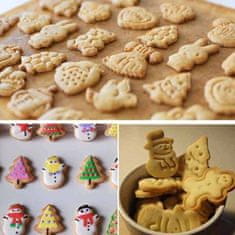 Netscroll Egyedi formák a legjobb kekszek készítéséhez, HolidayBiscuits