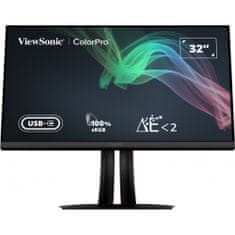 Viewsonic Vp56 VP3256-4K Monitor 32inch 3840x2160 IPS 60Hz 5ms Fekete