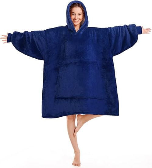 VIVVA® Takaró pulóver, extra réteg birkaszőrme, univerzális méret - HOODZIE