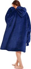 VIVVA® Takaró pulóver, extra réteg birkaszőrme, Kék - HOODZIE