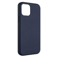 FIXED MagLeather bőr hátlapi védőtok Apple iPhone 12/12 Pro számára, kék (FIXLM-558-BL)