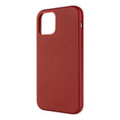 FIXED MagLeather bőr hátlapi védőtok Apple iPhone 12/12 Pro számára, piros (FIXLM-558-RD)