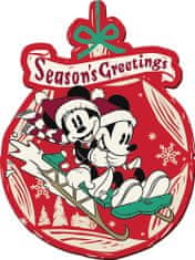 Trefl Wood Craft Origin puzzle Mickey és Minnie karácsonyi kalandja 160 darab