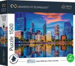Trefl UFT városkép puzzle: Perth városának tükörképe, Ausztrália 1500 darab