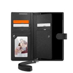 Spigen Wallet S Plus, black - Samsung Galaxy S24 Ultra (ACS07308)