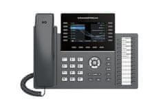 Grandstream GRP2636 SIP telefon, 4,3" TFT sávos kijelző, 6SIP fiók, 24 pr. tl., 2x1Gb, WiFi, BT