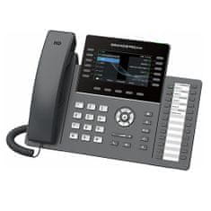 Grandstream GRP2636 SIP telefon, 4,3" TFT sávos kijelző, 6SIP fiók, 24 pr. tl., 2x1Gb, WiFi, BT