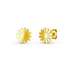 Vuch Gyengéd aranyozott fülbevaló Virágok Riterra Gold