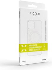 FIXED MagPure hátlapi védőtok Magsafe támogatással Samsung Galaxy S24+ számára, átlátszó FIXPUM-1257