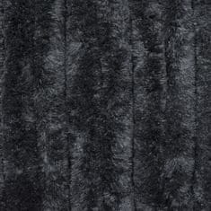 Vidaxl antracitszürke zsenília rovarfüggöny 56 x 185 cm 284288