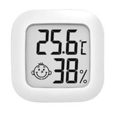 APT AG355A Digitális hőmérő nedvességmérővel, fehér