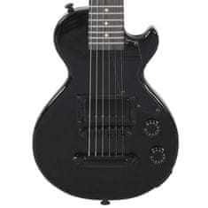 Greatstore fekete elektromos gitár gyerekeknek puhatokkal 3/4 30"