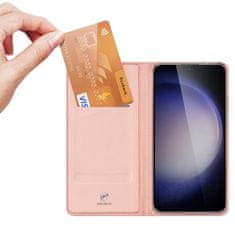 Dux Ducis Skin Pro könyv tok Samsung Galaxy S24 Plus, rózsaszín