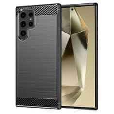 Techsuit Carbon Bush TPU tok Samsung Galaxy S24 Ultra telefonhoz KP30043 fekete