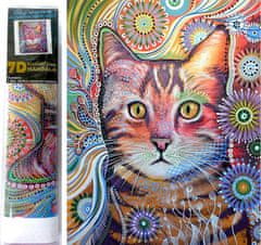 Norimpex Gyémánt festmény 7D Amazed cat 30x40cm