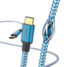 Hama Fényvisszaverő USB-C 2.0 Type-C 1,5 m, kék