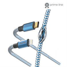 Hama MFi USB-C Lightning kábel fényvisszaverő Apple-hez, 1,5 m, kék
