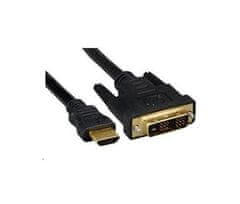 PremiumCord HDMI A - DVI-D M/M 2m kábel