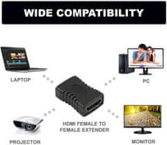 PremiumCord adapter HDMI A - HDMI A, Női/női, aranyozott