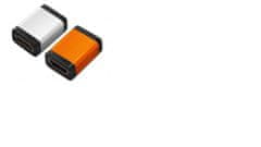 PremiumCord adapter HDMI A - HDMI A, női/női, narancs színű