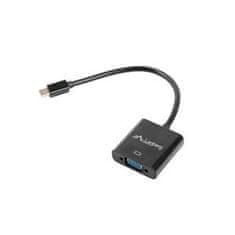 Lanberg HDMI (M) - VGA (F) adapter + Minijack 3,5 mm-es (F) kábel 20cm