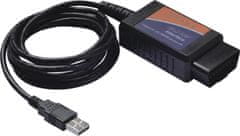PremiumCord ELM327 USB diagnosztikai kábel OBD-II
