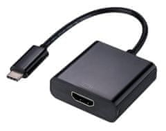 C-Tech C-típusú HDMI adapter, M/F, 15cm