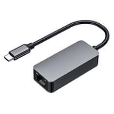 PremiumCord adapter USB-C -> LAN RJ45 ETHERNET 2,5G/1000 MBIT Alumínium