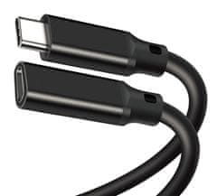 PremiumCord USB 3.2 2. generációs hosszabbító kábel, C/csatlakozó - C/csatlakozó, 1,5m