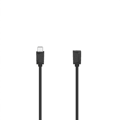 Hama USB-C 3.2 Gen1 hosszabbító kábel, 0,5 m, teljes funkcionalitású, 5 Gbps, 100 W