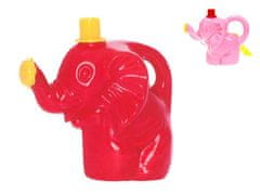 Teáskanna elefánt 17 cm - vegyes színek (piros, rózsaszín)