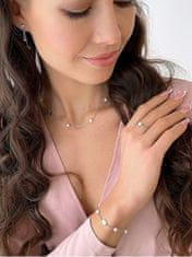 Preciosa Romantikus nyaklánc folyami gyöngyökkel és szívvel Pearl Passion 6156 01