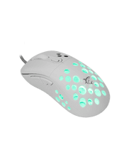 White Shark  AZRAEL-W, GM-5013W gamer egér,6D, fehér, 7200 dpi, RGB
