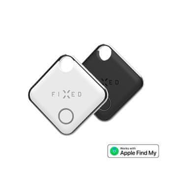 FIXED Smart tracker Tag Find My támogatással, 2 db, fekete + fehér