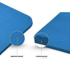 Tresko jóga gyakorlószőnyeg 190x100x1,5cm Kék