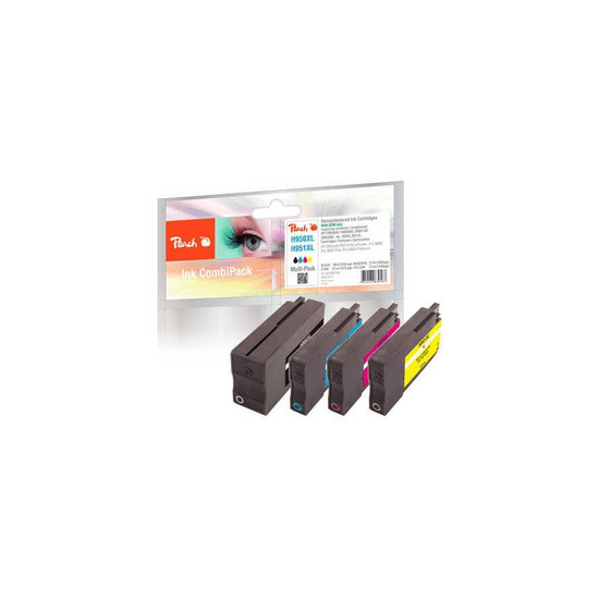 Peach 319117 tintapatron 4 dB Nagy (XL) kapacitású Fekete, Cián, Magenta, Sárga (PI300-538)
